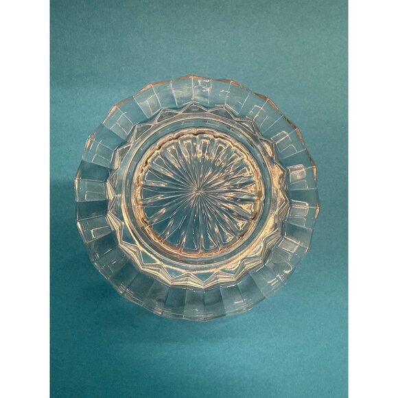 Mikasa Salina clear crystal individual round covered condiment cloche or butter - Picture 5 of 10